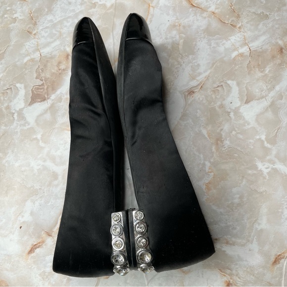 Jeffrey CAMPBELL Becca Ballet Flats - Becca Black Embellished Flats 8.5 - Picture 3 of 7